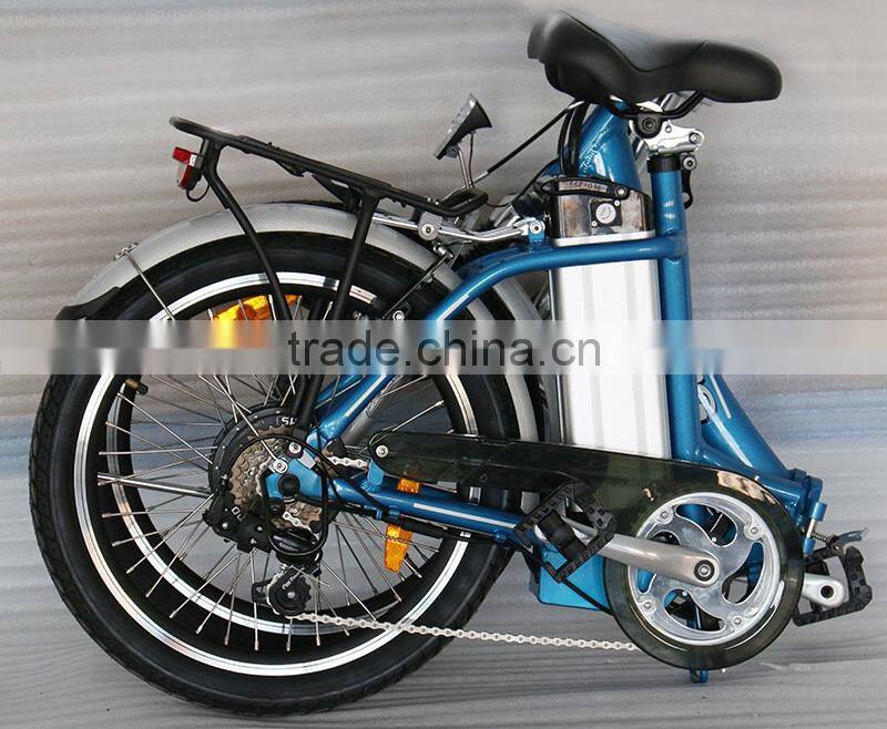 CE 20'' aluminum frme electric bike foldable bike with 36V lithium battery