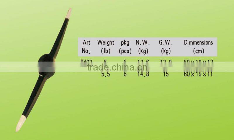 Mattock, rail steel pick, P403