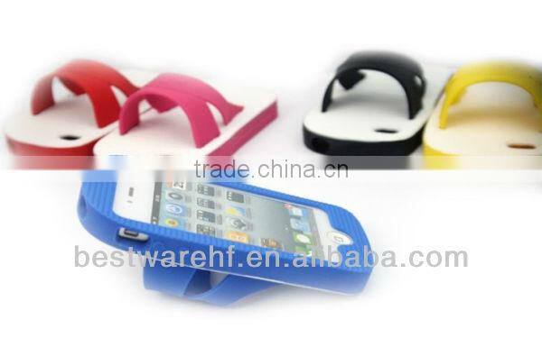 Fashion slippers cellphone case for apple iphone 5 5s