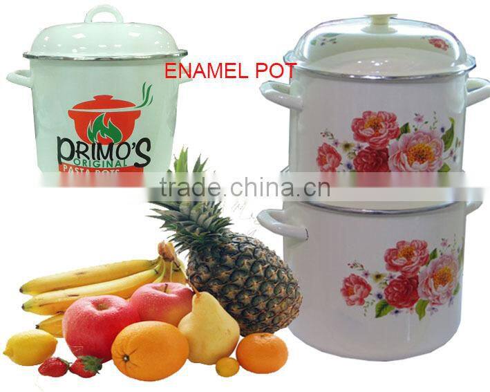 High quality enamel cooking pot casserole cookware