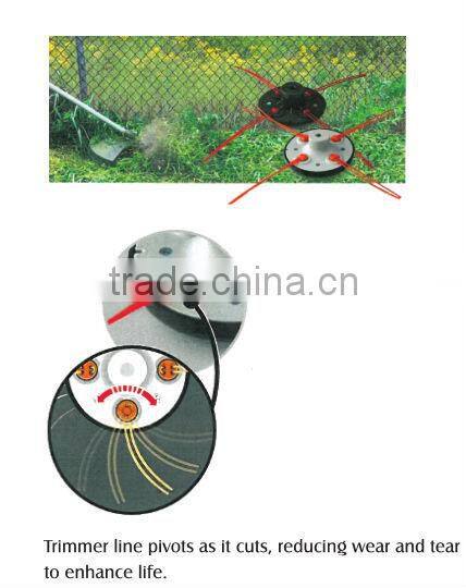 gasoline brush cutter spare parts weed eater nylon line head