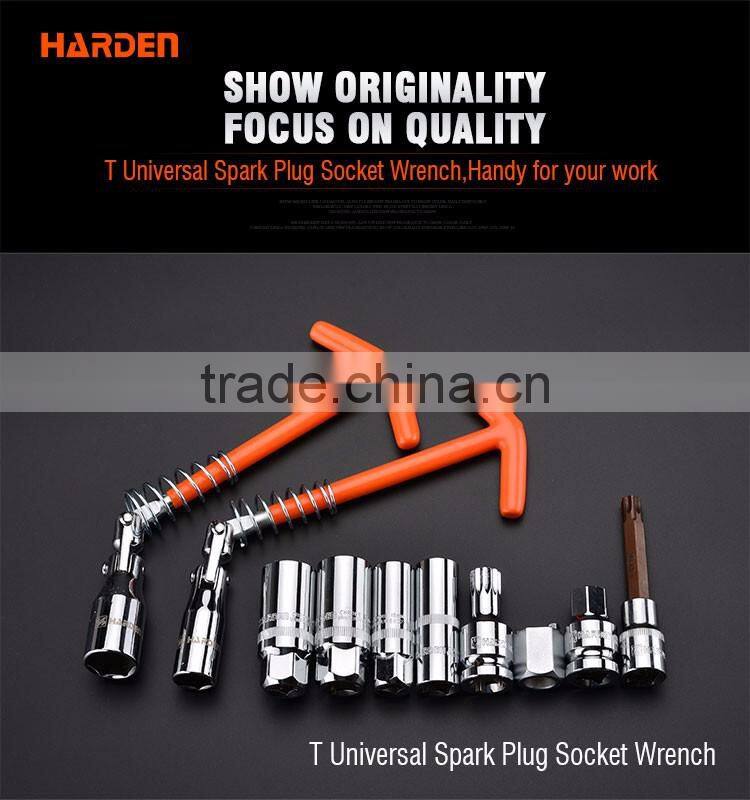 Chrome Vanadium Professional T Universal Spark Plug Socket Wrench Tool
