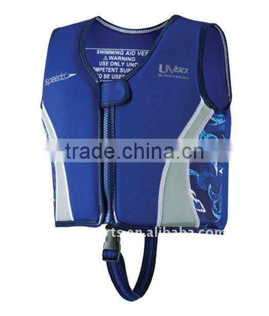 neoprene swiming life jacket