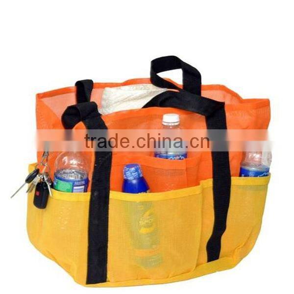 Best Beach Towel Tote Bag, Fashion Summer Beach Family Mesh Bag