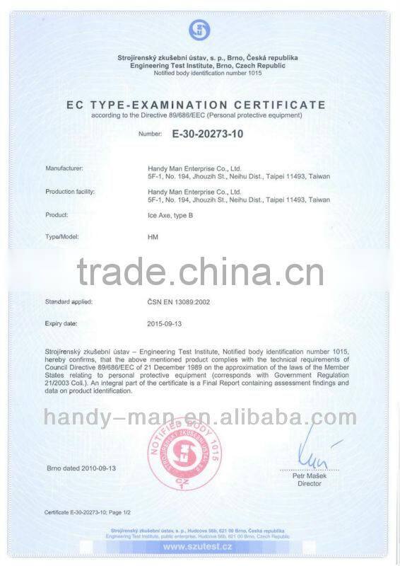 For Mountaineer Climbing Hiking With CE Certificate Ice Axes