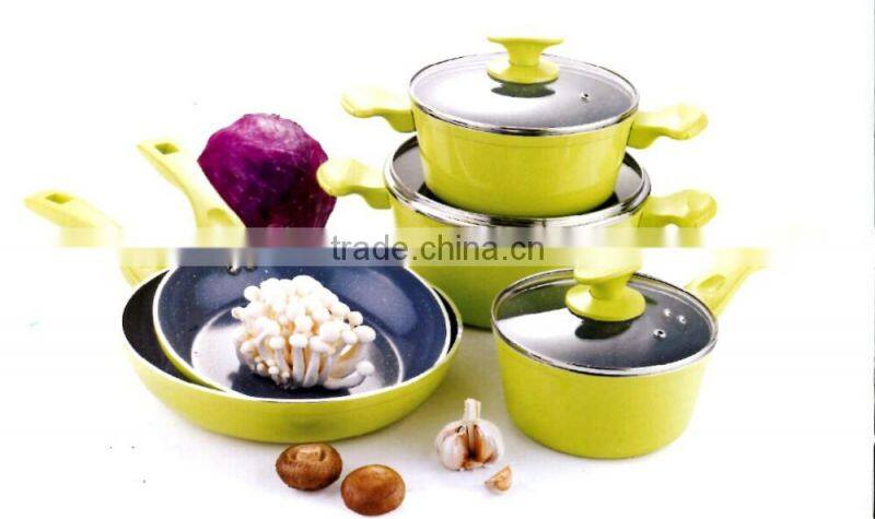 Higher quality Round Ceramic Cookware/Fry pan/Sauce pan/Casserole