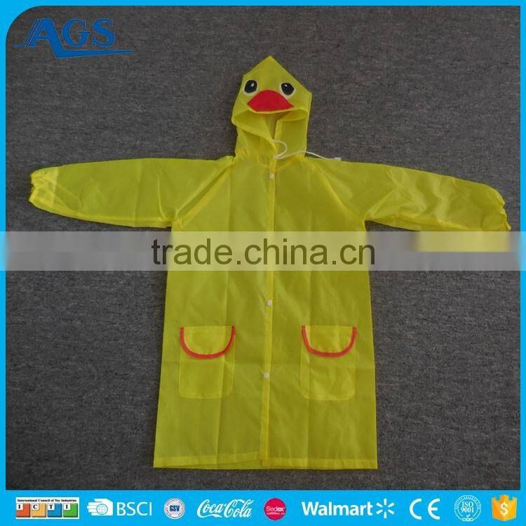 Excellent quality kid raincoat durable in use