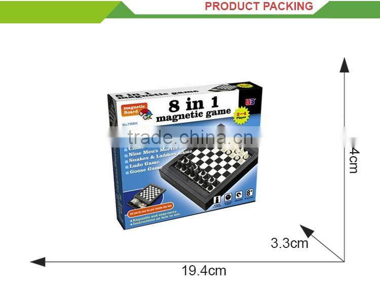 8 in 1Magnetic game kids educational toy modern chess table