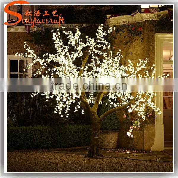 10ft outdoor life size artificial led light cherry blossom trees in decorative flower