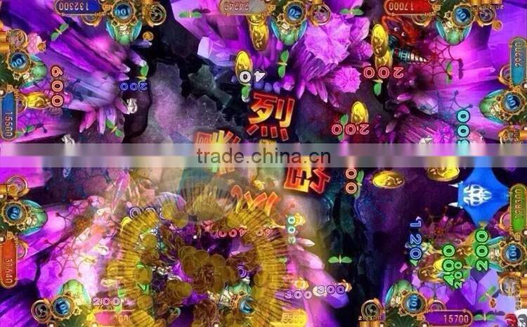 2016 Lobster King of Ocean King 2 fishing games machine with bill accptor