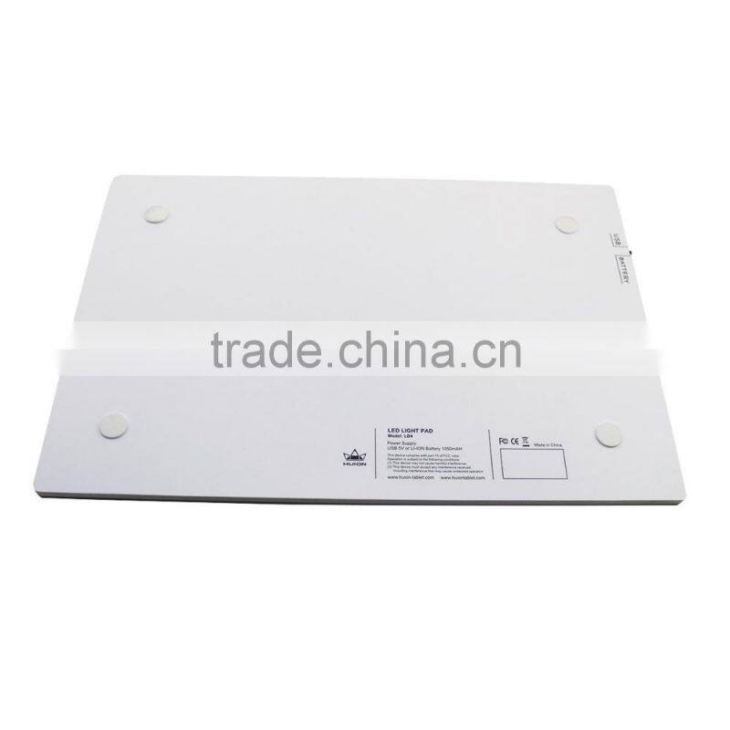 Huion LB4 Battery powered led light box a4 led light pad tattoo tracing drawing board