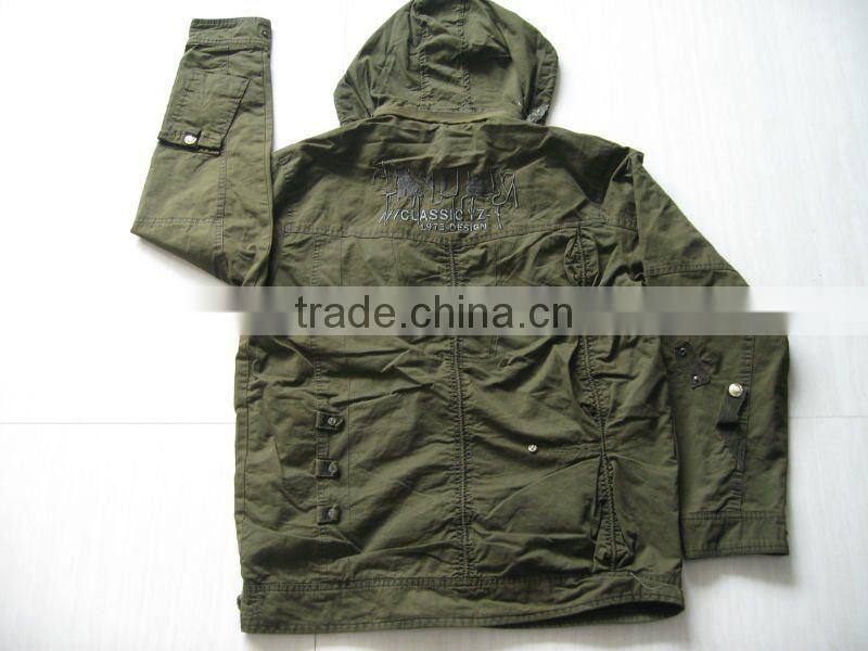 Men's canvas jacket olive2015
