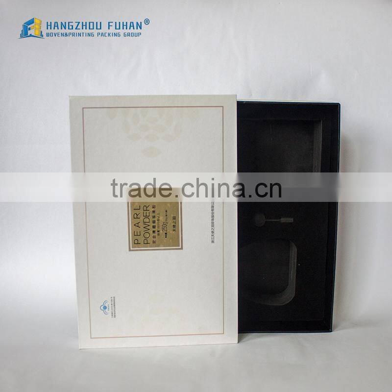 High Quality Cardboard Golden Logo Packing Box