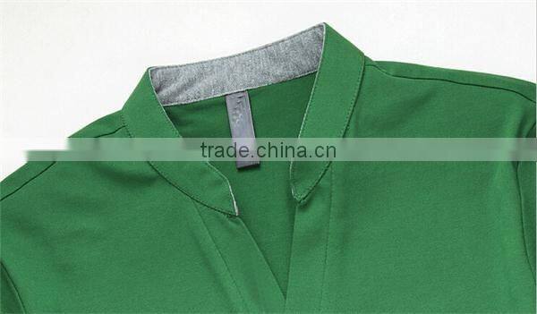 2016 fashion style buttonless free sample low price high quality polo shirt