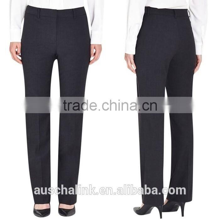 best selling classic cheap charcoal formal trousers for women