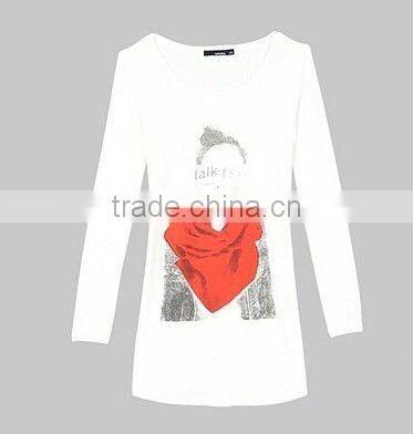 new design printed long sleeve t-shirt
