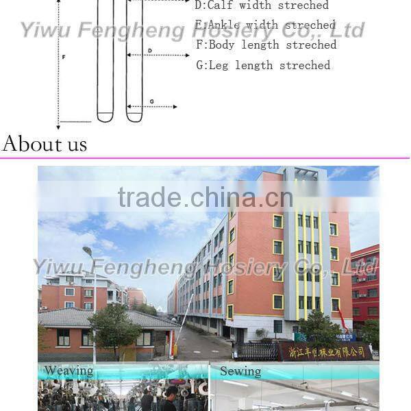 S0016Yiwu Fenghui fashion new style20D jacquard stockings