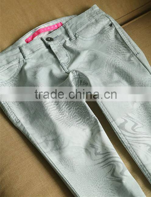 2015 new style pants tie dye jeans tie dye pants