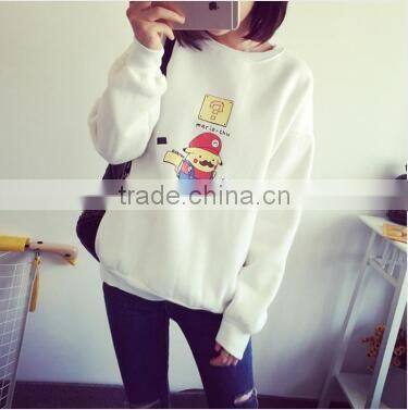 wholesale thick warm autumn winter harajuku pullover women hoodies