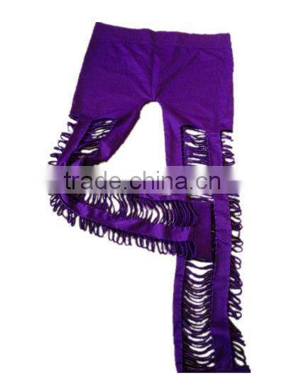 Women's trousers of hollow out