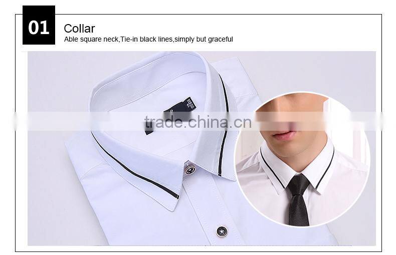 New Design Men's Long Sleeve Business Shirt Of Good Price (DSHM013)