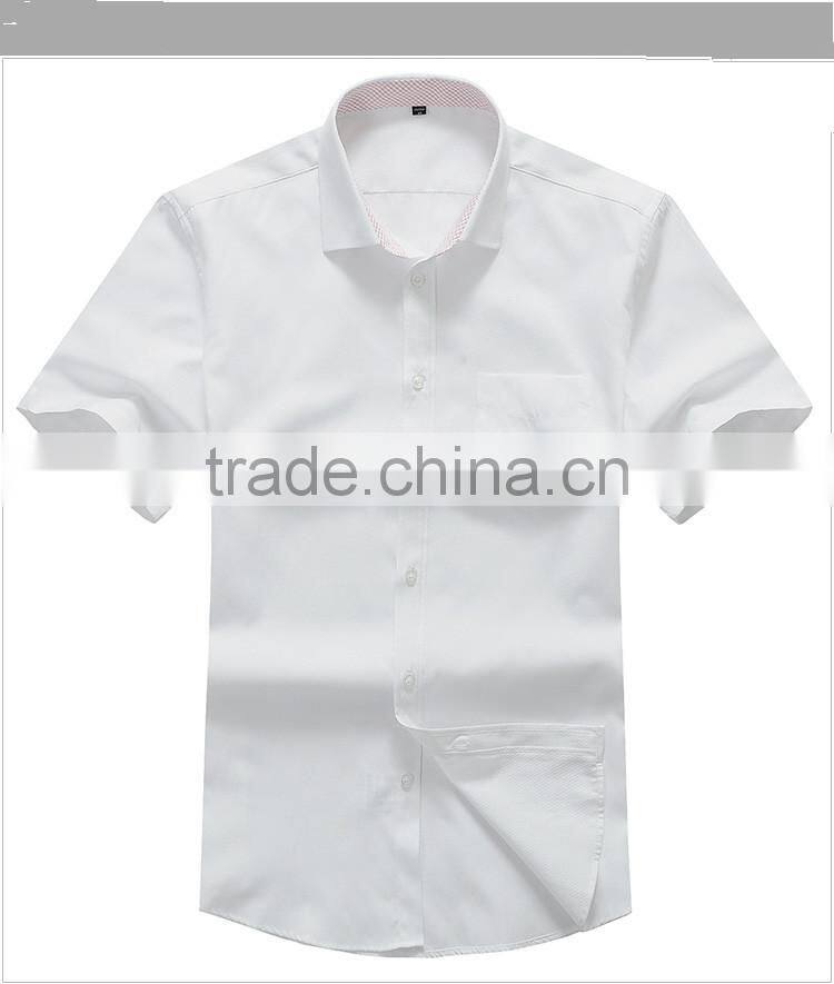 Slim blue light color cotton men shirts