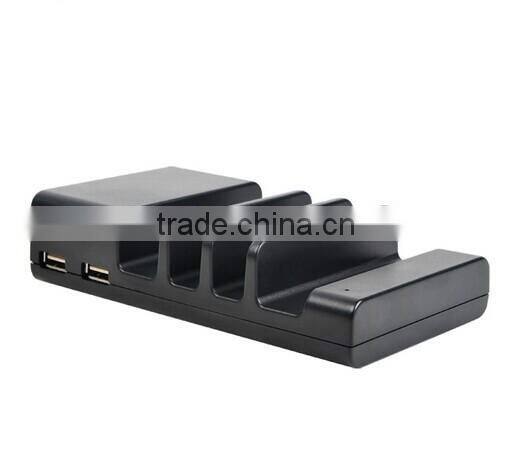 4 Port/Slot USB Multi-Function Mobile phone Charging Station Dock Bracket