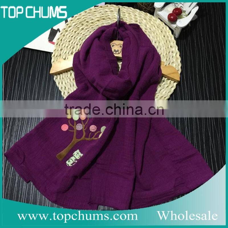 Custom kids scarf High quality made in guangzhou scarf