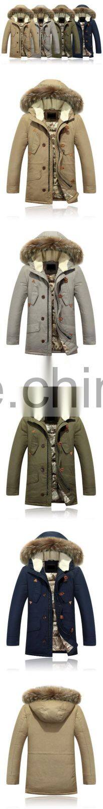 Custom LOGO Winter Heavy Hollow-cotton Padding Windcheater Jacket