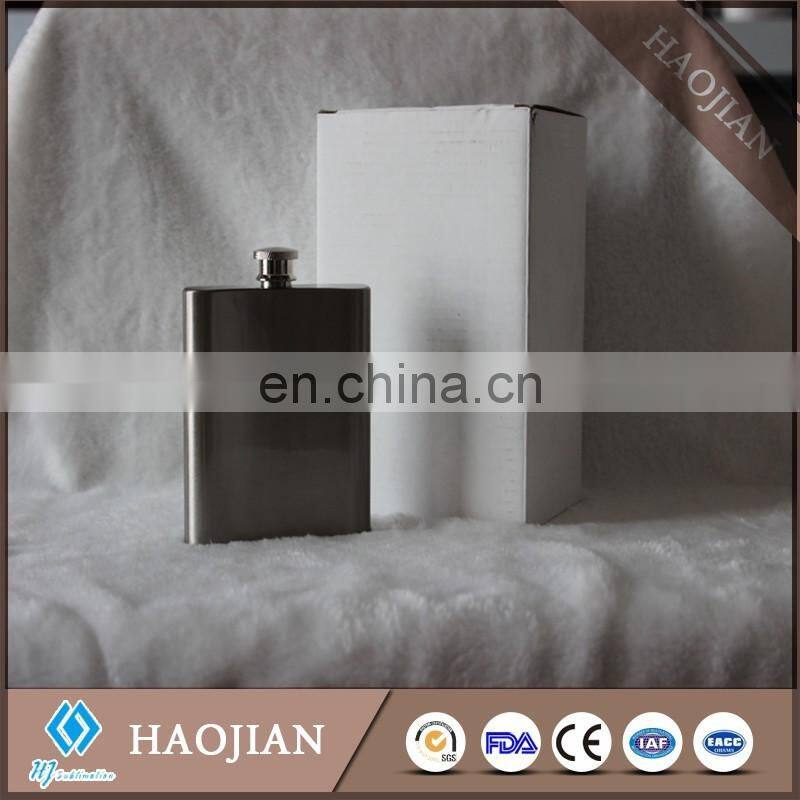 stainless steel hip flasks,wine flask with silver color 6/7/8 oz