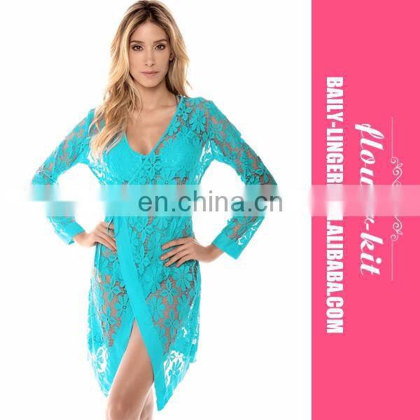 Top Quality Women Sexy Crochet Cover Up Tunic Lace Beach Dress