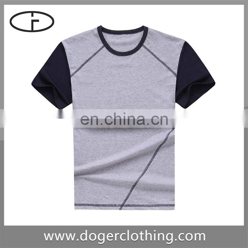Professional manufacturer stitching men printed t shirt