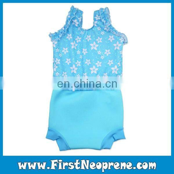 Shivering Flower In Watermelon Red Beach Neoprene Baby Wrap Cloth