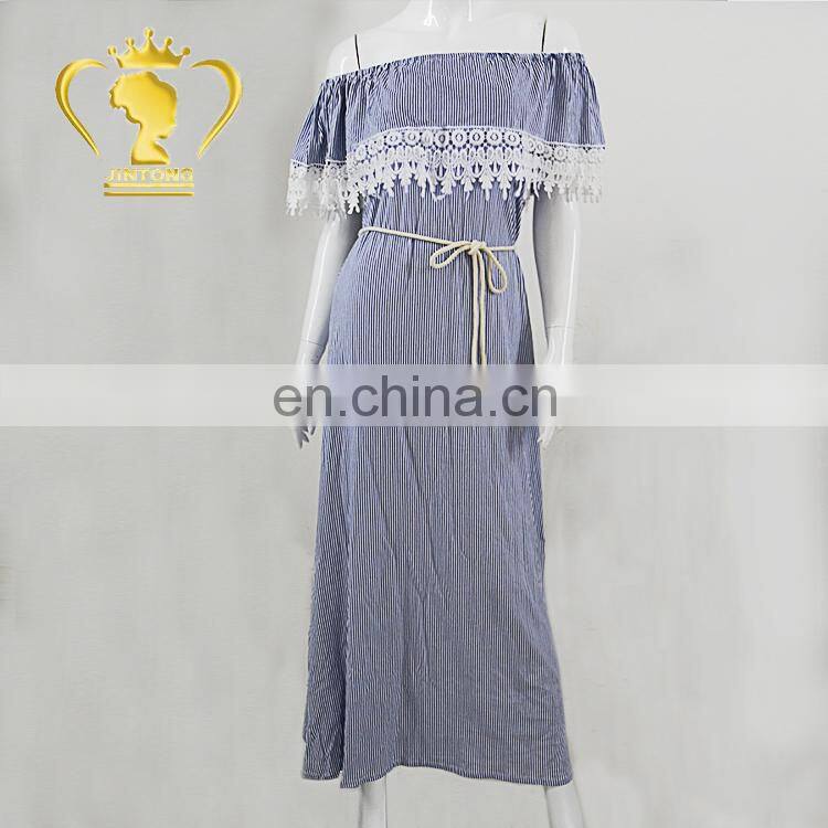 Hot selling wholesale african lace mommy and me maxi dress styles women dresses