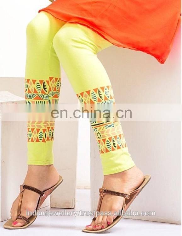 Printed leggings manufacturer, designer leggings exporter,leg-ins wear supplier