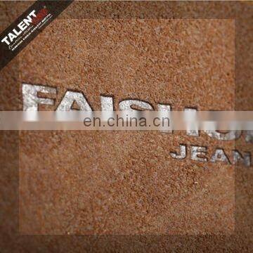 custom decoration leather label patches for jeans garment