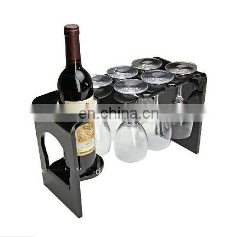 supply acrylic wine glasses bottle rack holder wholesale