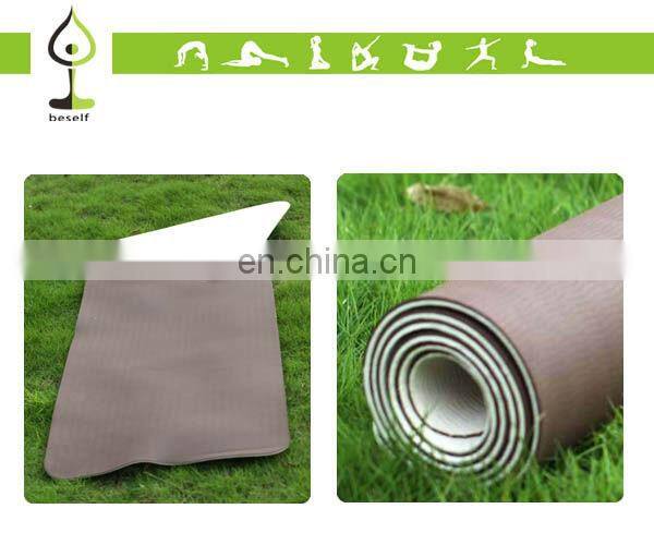High quality 6mm custom print PVC TPE yoga mat