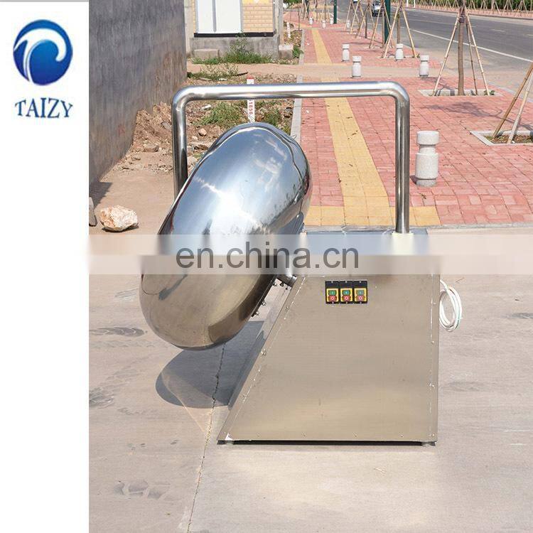 Good quality Stainless steel chocolate bean sugar coating machine