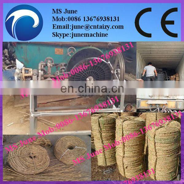 Wholesale low price straw rope making machine /knitting machine/weaving machine 008613676938131