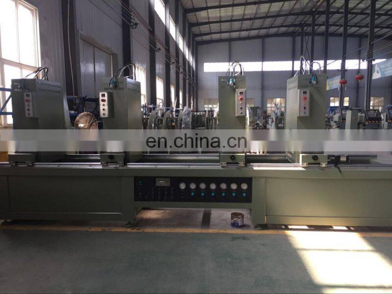 Four Head PVC Profile Window and Door Making Seamless Welding Machine UPVC Window Making Machine