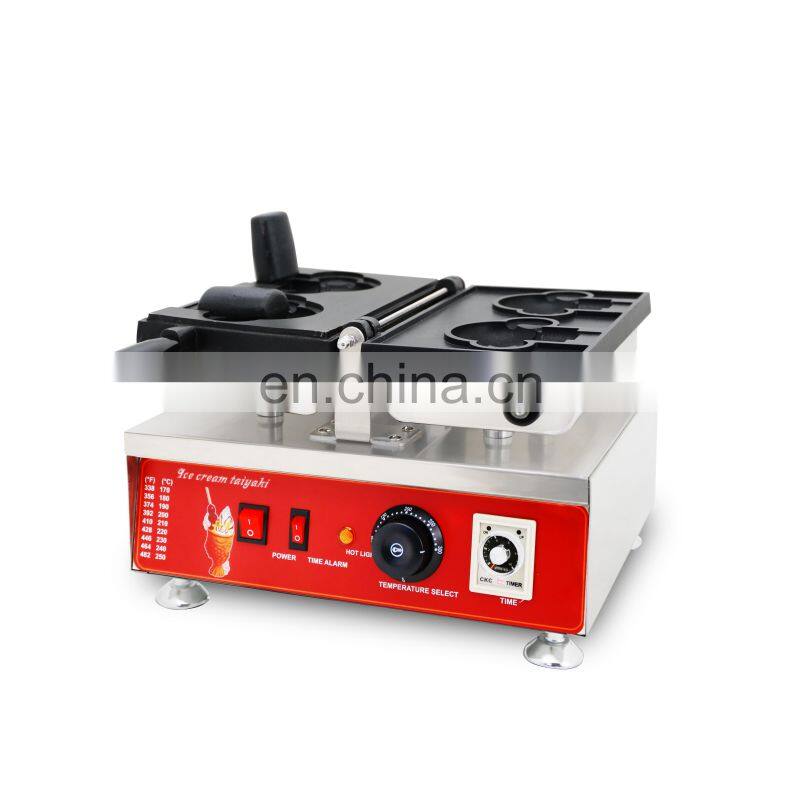 New style animal bear shape cartoon waffle machine with CE