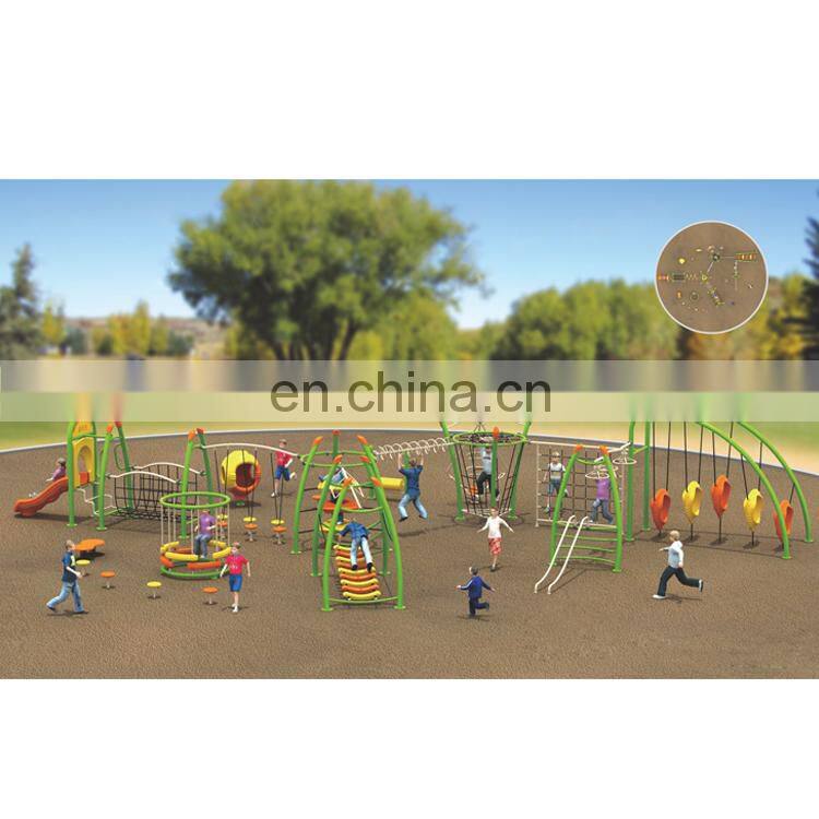 Climbing rope net frame