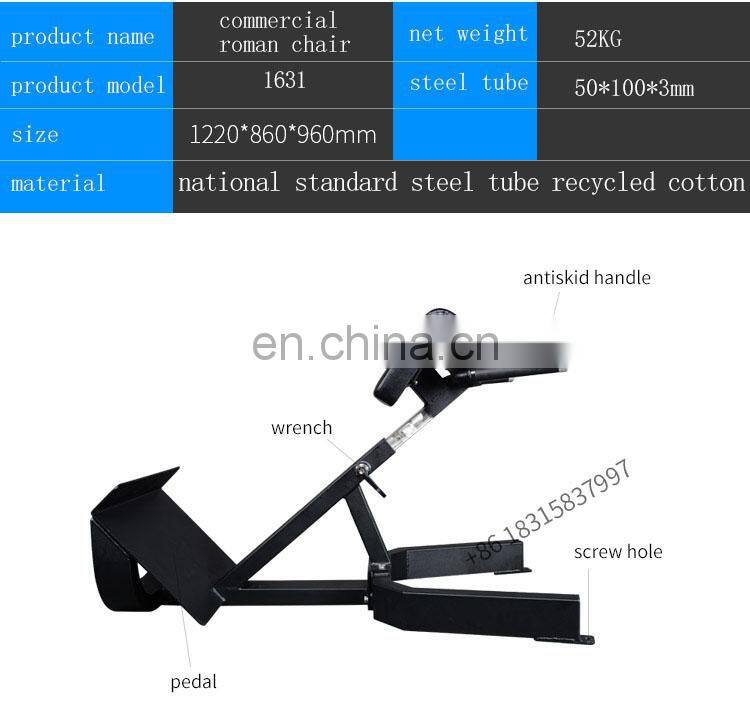 Commercial precor gym equipment bench press workout back extension bench