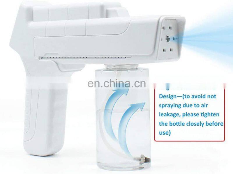 Portable Handheld Rechargeable Nano Atomizer Gun Electronic Display Sprayer Machine