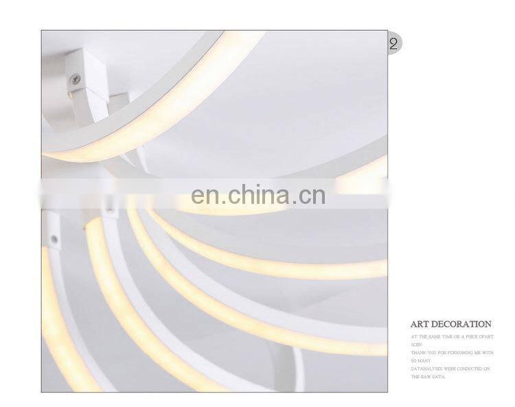simple living room Led art ceiling lamp study lamp Nordic creative lighting