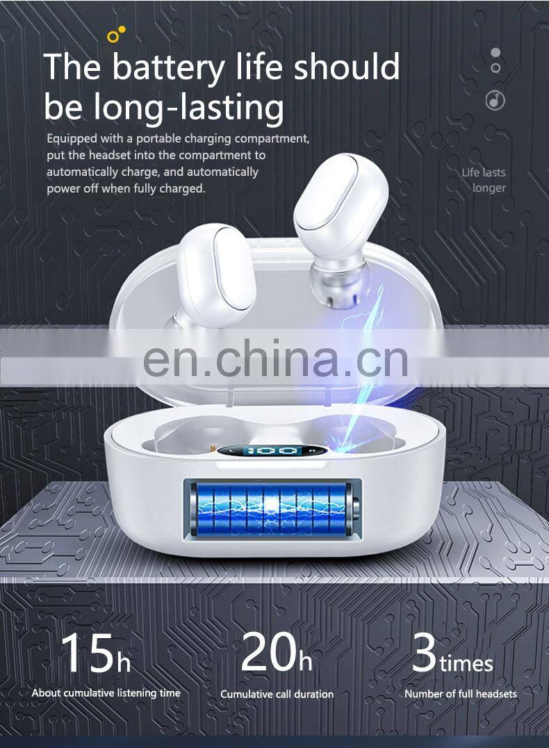 Bluetooth Earphone Sport Headset For Mobile Phone Headphone Version 5.0 High Quality a7S Tws Earphone Wireless Bluetooth