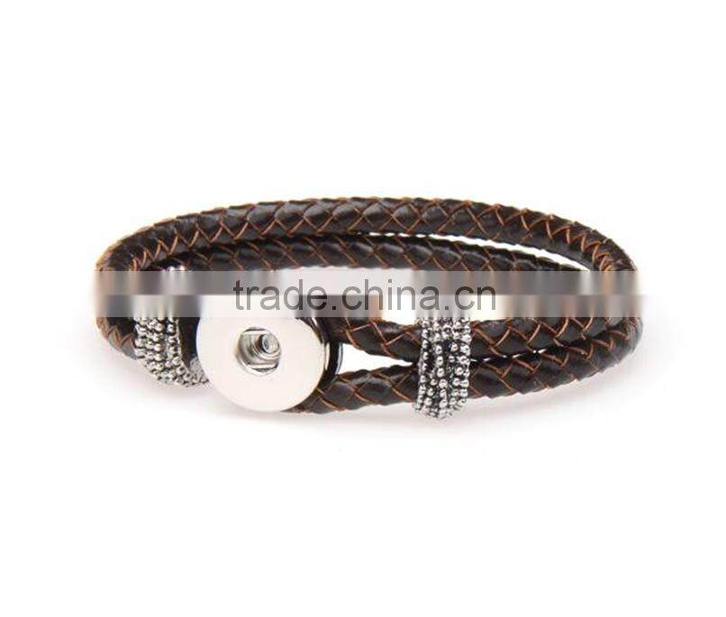 wholesale snap button jewelry 2015 fashion native american fancy bracelets for diy button on top