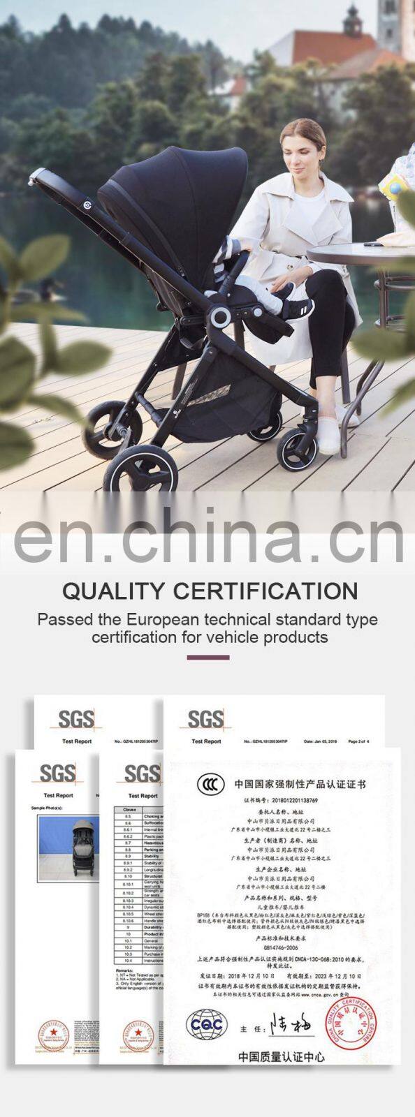en 1888 certification  american 360 3in1 baby stroller