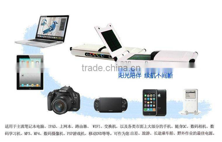 12000mah Foldable solar laptop charger for notebooks eBooks tablet PC laptops mobile phones